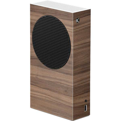 Natural Walnut Wood Xbox Series S Console Skin